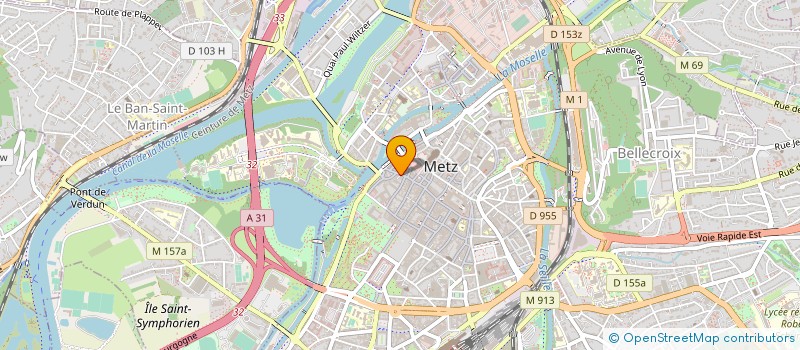 localisation de l'entreprise 353 180 417 à METZ