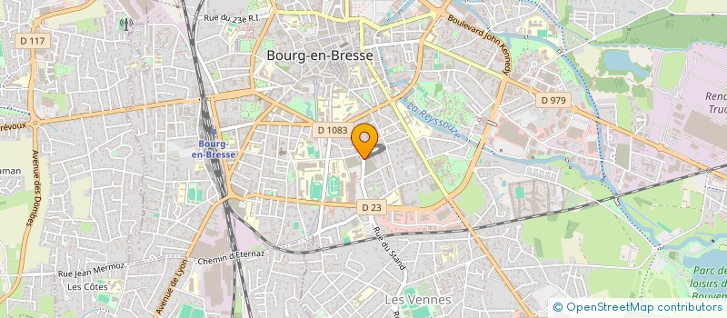 localisation de l'entreprise 353 369 135 à BOURG-EN-BRESSE