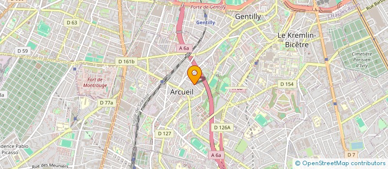 localisation de l'entreprise 353 454 291 à ARCUEIL