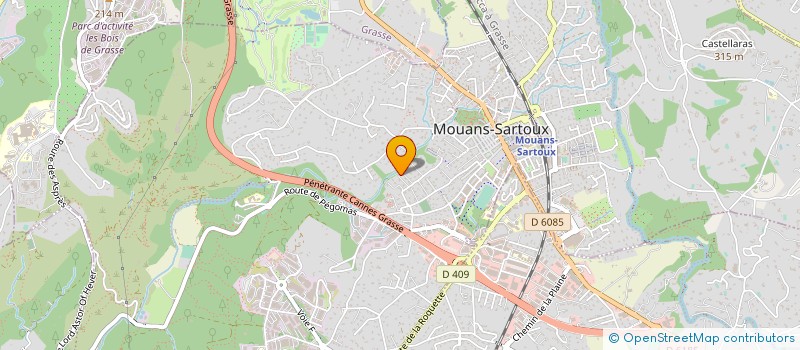 localisation de l'entreprise 353 591 605 à MANDELIEU-LA-NAPOULE