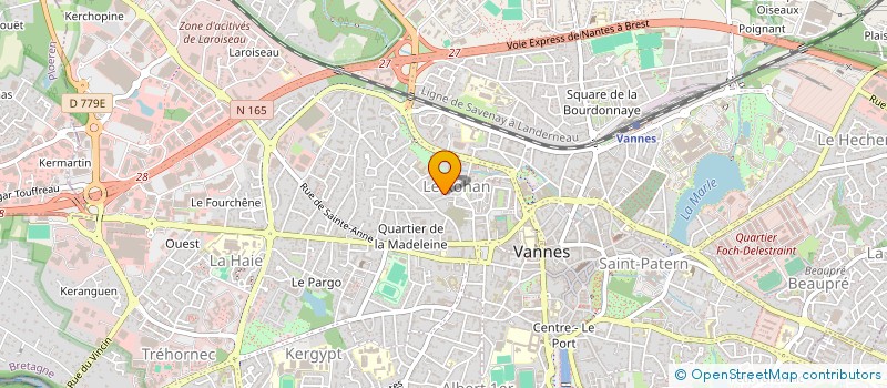 localisation de l'entreprise 353 615 677  à VANNES