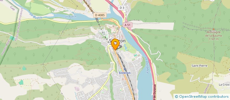 localisation de l'entreprise 353 727 217 à SISTERON