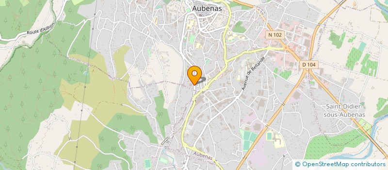 localisation de l'entreprise 353 781 552 à AUBENAS