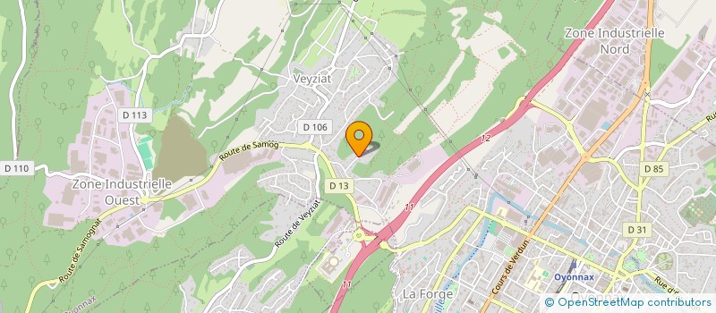 localisation de l'entreprise 353 912 280  à OYONNAX