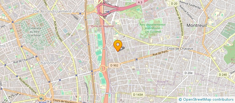 localisation de l'entreprise 353 969 728 à BAGNOLET