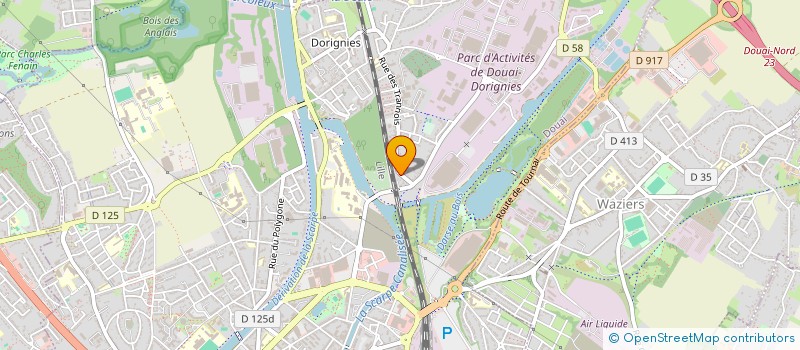 localisation de l'entreprise 354 073 405   DOUAI