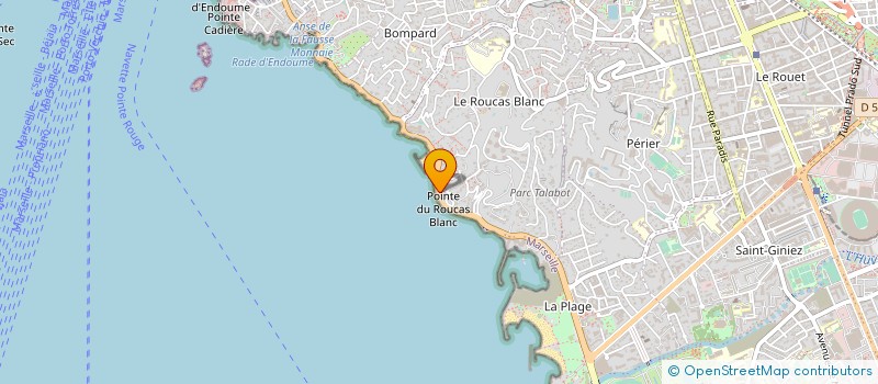 localisation de l'entreprise 355 CORNICHE KENNEDY  MARSEILLE