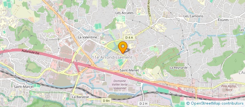 localisation de l'entreprise 358 à MARSEILLE 11