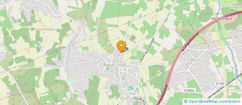 localisation de l'entreprise 36  AIGUES-VIVES