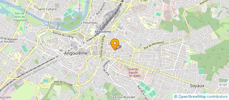 localisation de l'entreprise 36 BULLES à ANGOULEME