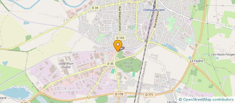 localisation de l'entreprise 36 GRANDE RUE  CHATEAUBRIANT