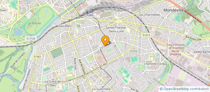 localisation de l'entreprise 36 GUYNEMER à CAEN
