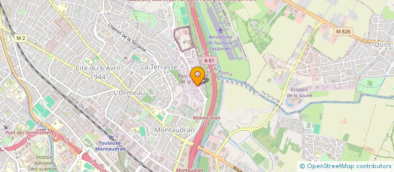 localisation de l'entreprise 36 PERCIER  TOULOUSE
