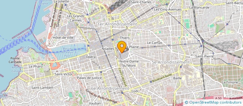 localisation de l'entreprise 36 PRODUCTION  MARSEILLE