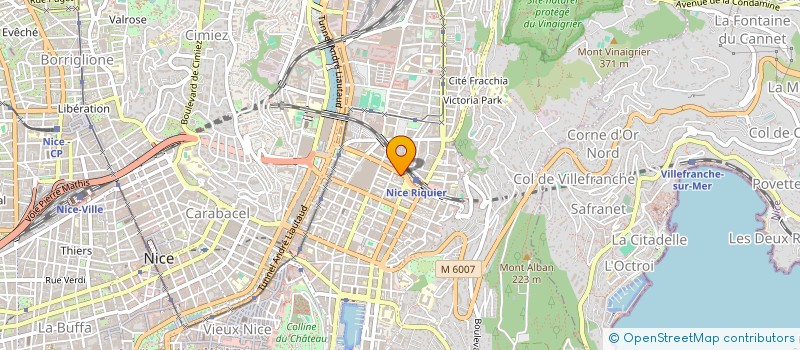 localisation de l'entreprise 36 QUAI DES BURGER à NICE