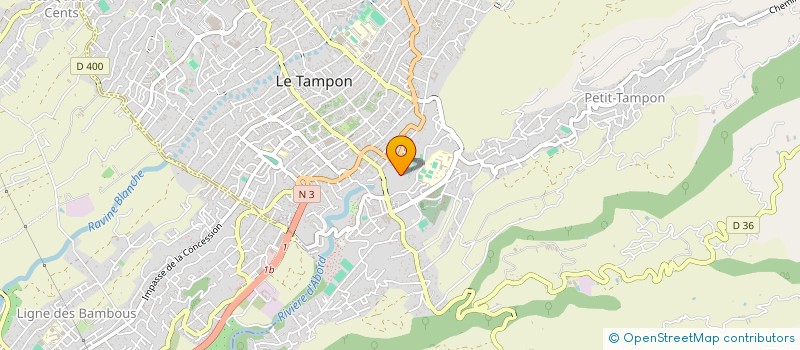 localisation de l'entreprise 36 RHD  LE TAMPON
