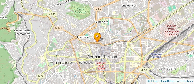 localisation de l'entreprise 36 SOLUTIONS  CLERMONT-FERRAND