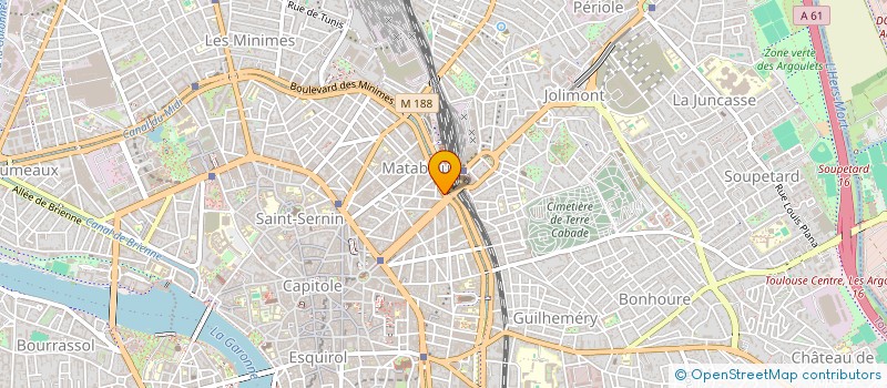 localisation de l'entreprise 360° à TOULOUSE