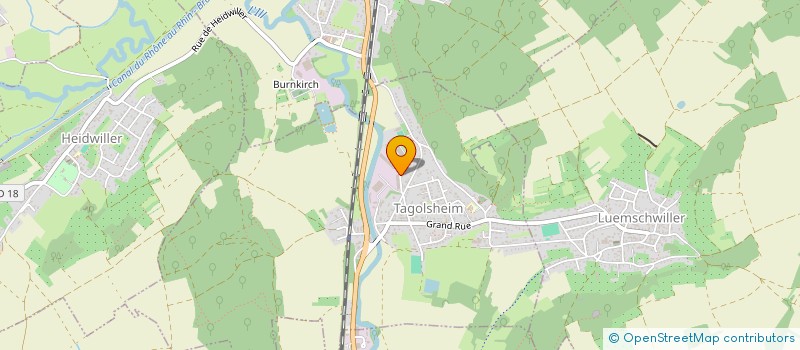 localisation de l'entreprise 360 AMBULANCES  TAGOLSHEIM