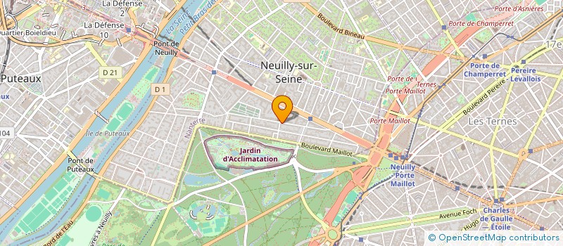 localisation de l'entreprise 360 ARTISTS MANAGEMENT à NEUILLY-SUR-SEINE