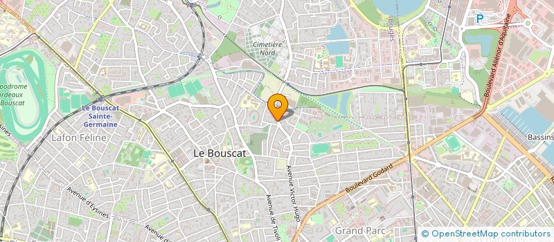 localisation de l'entreprise 360 BORDEAUX à LE BOUSCAT