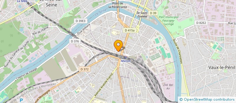 localisation de l'entreprise 360 DEGRES  MELUN