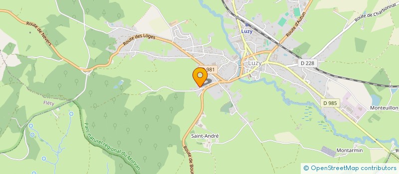 localisation de l'entreprise 360 ENERGIE SOLAIRE  LUZY