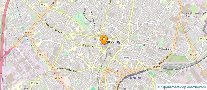 localisation de l'entreprise 360 EXPERIENCE  TOURCOING