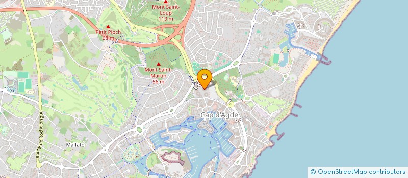 localisation de l'entreprise 360 GRADI  AGDE