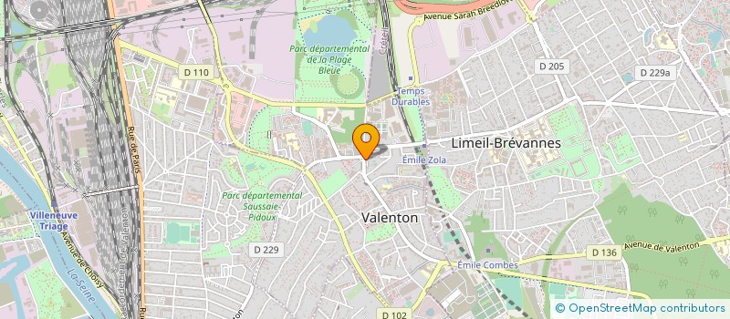 localisation de l'entreprise 360 MEDEX à VALENTON