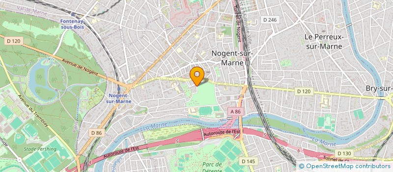 localisation de l'entreprise 360 MEDIA PERSPECTIVE  NOGENT-SUR-MARNE