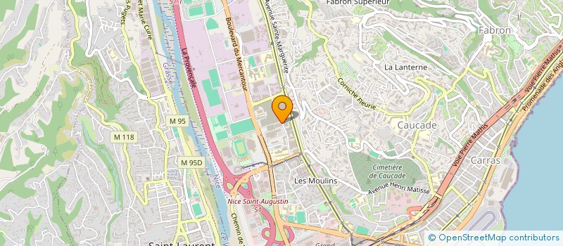 localisation de l'entreprise 360 MEDIAS à NICE