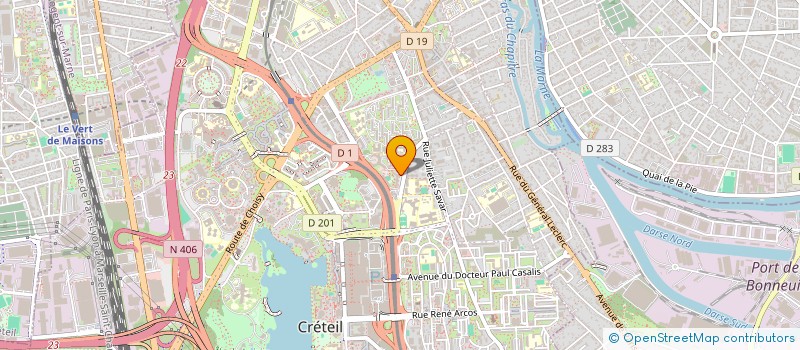localisation de l'entreprise 360 MOBILITE à CRETEIL