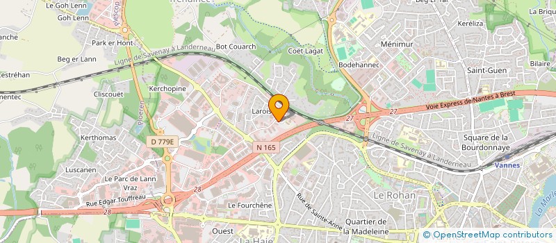 localisation de l'entreprise 360 RH à VANNES