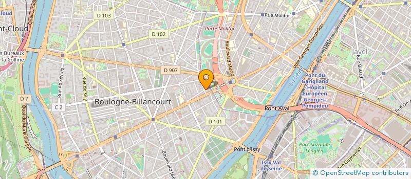 localisation de l'entreprise 360 S.C  BOULOGNE-BILLANCOURT