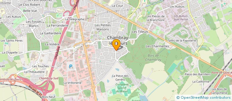 localisation de l'entreprise 360 SANTE  CHAMBRAY-LES-TOURS