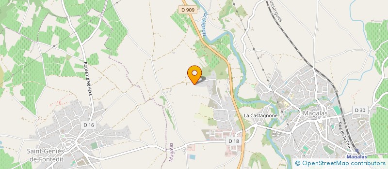 localisation de l'entreprise 360  SPORT  MAGALAS