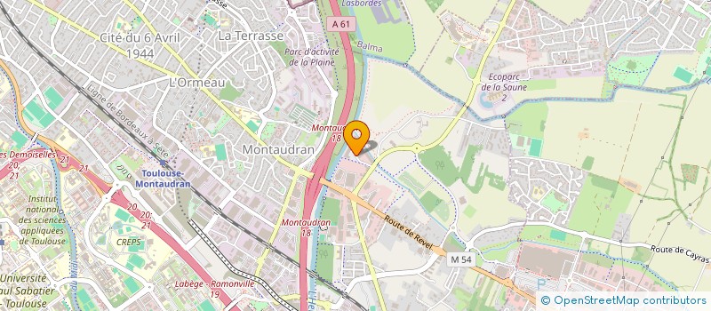 localisation de l'entreprise 360 URBAN SPA à TOULOUSE