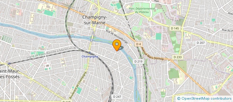 localisation de l'entreprise 360O VOYAGES à SAINT-MAUR-DES-FOSSES