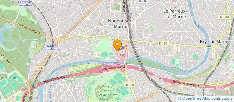 localisation de l'entreprise 3615 DRUETO SOLIDARITE ANIMAUX ENFANTS  NOGENT SUR MARNE