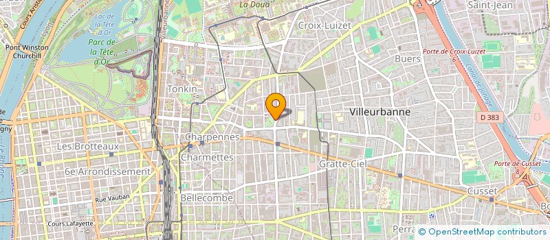 localisation de l'entreprise 3615 JACCUZI  VILLEURBANNE