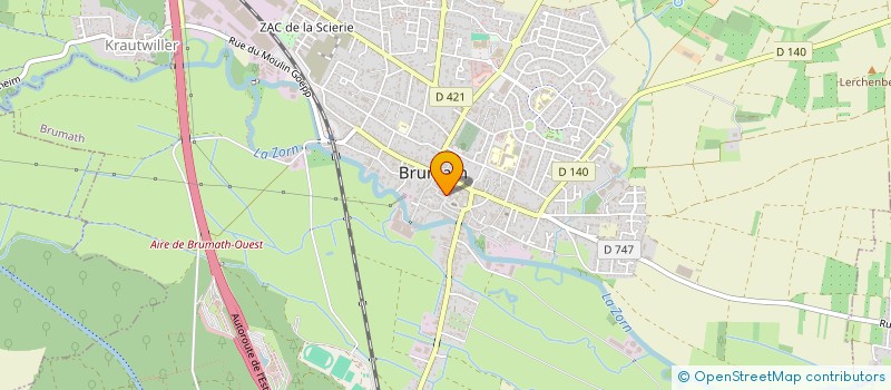 localisation de l'entreprise 365  BRUMATH