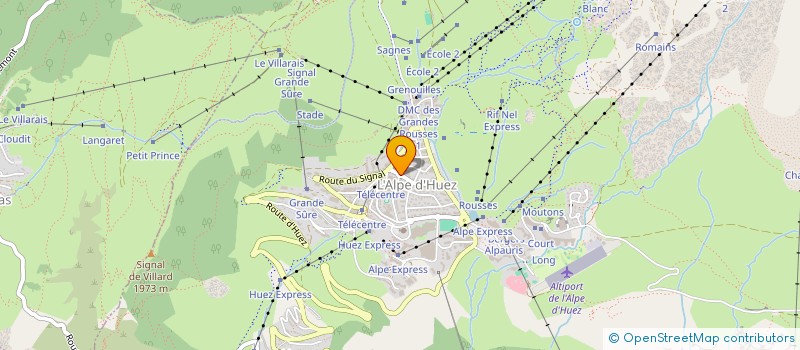localisation de l'entreprise 37-38 à HUEZ