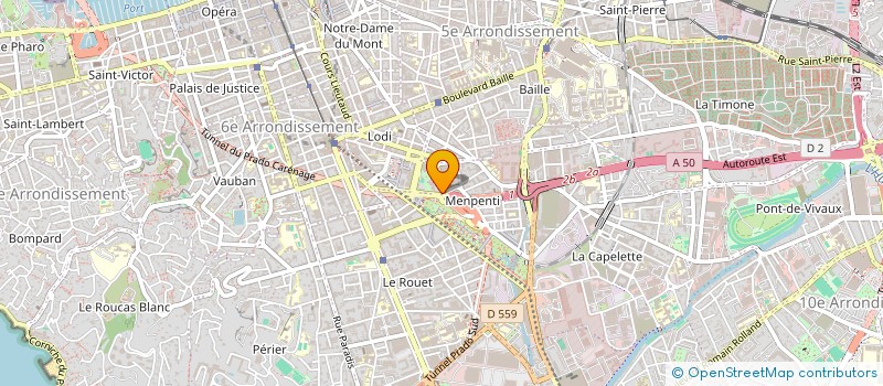 localisation de l'entreprise 37/39 BVD à MARSEILLE