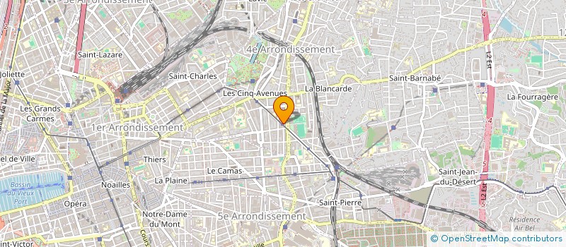 localisation de l'entreprise 37 AV MARECHAL FOCH à MARSEILLE 4EME