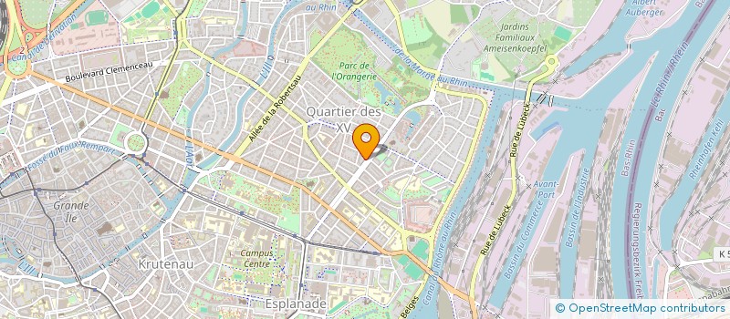 localisation de l'entreprise 37 BOULEVARD DE LA MARNE à STRASBOURG