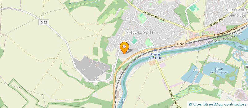 localisation de l'entreprise 37 BOULEVARD MALESHERBES  PRECY-SUR-OISE