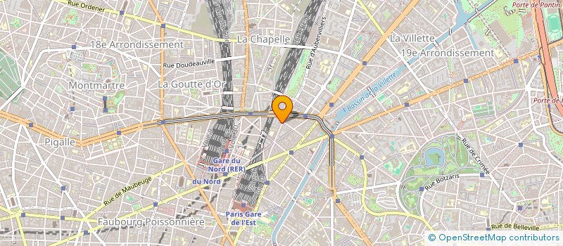 localisation de l'entreprise 37 CHATEAU-LANDON PARIS  PARIS