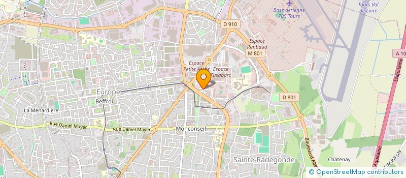 localisation de l'entreprise 37 CREATION à TOURS