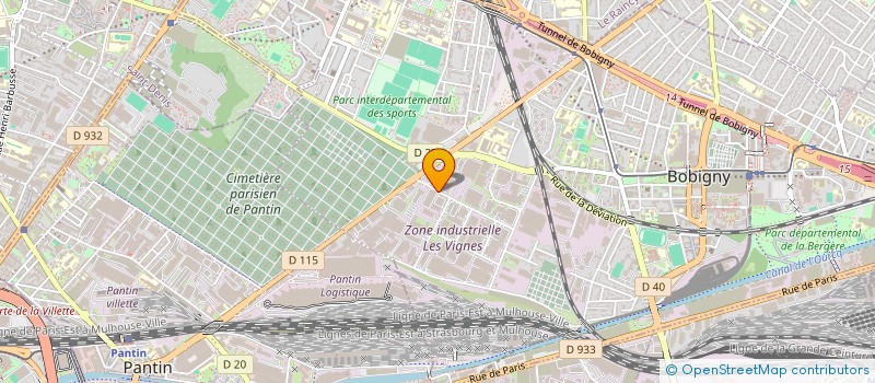 localisation de l'entreprise 37 EXPRESS à AUBERVILLIERS